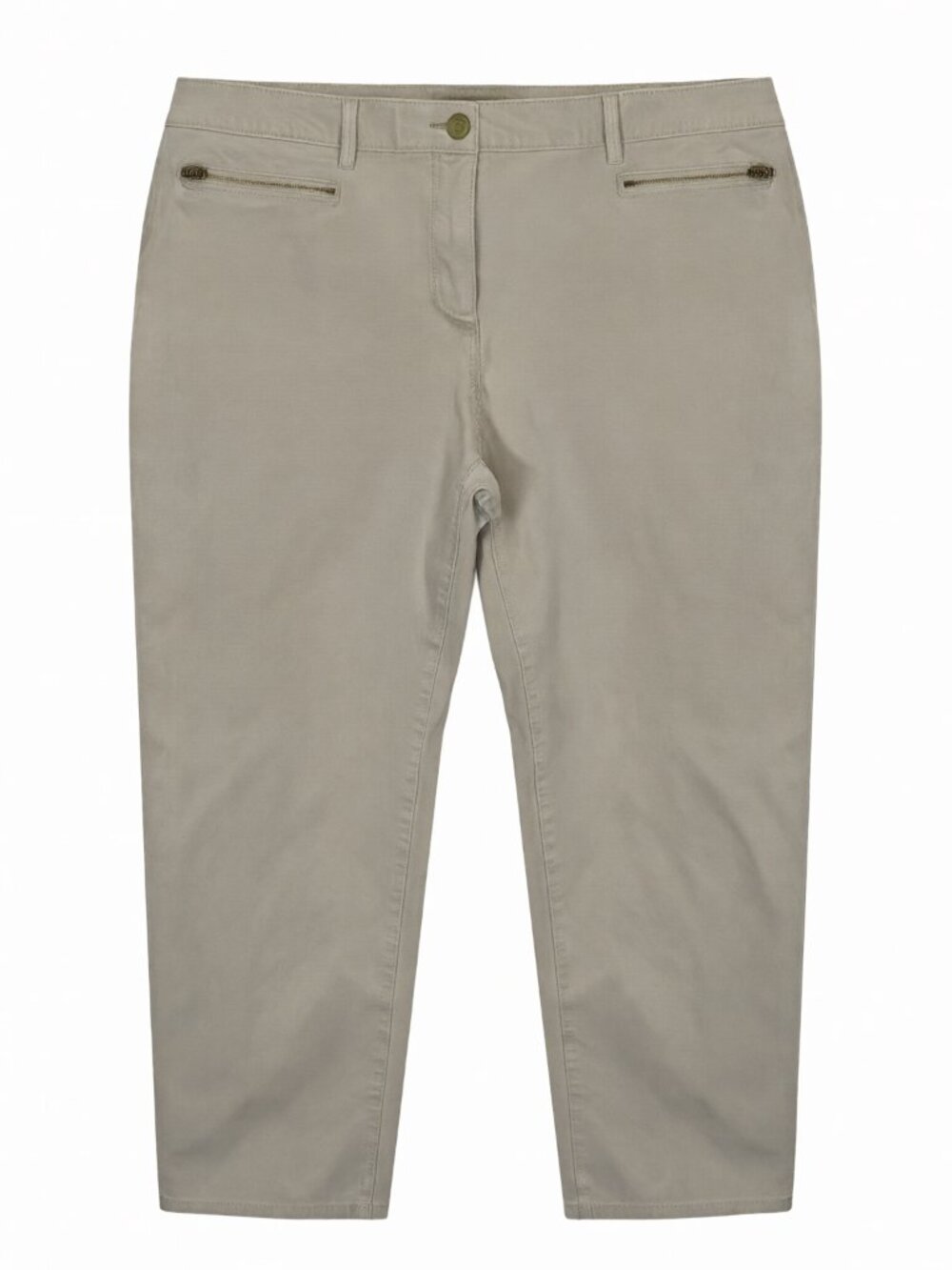 Chico's Women's So Slimming Ankle Pants Size 3 Khaki
